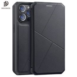 Wallets for Iphone 13 Pro Max Case Dux Ducis Skin X Series Magnetic Flip Leather Case for Iphone13 Pro Max Full Protection Wallet Cover