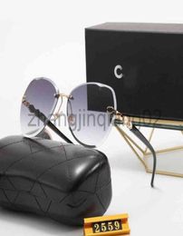 Designer Sunglass Luxurious Fashion Eyewear Woman Mens Lovers Brand Pop Style Personality Pearl Frameless Womens Ultraviolet Anti Blue Sunglasses7825905