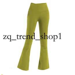 Yoga LL-06 Women's Yoga Flared Pants High Waist Wide Leg Sports Trousers Solid Colour Slim Hips Loose Dance Tights Ladies Gym Plus Size Leggings Running Sweatpants Lu 375