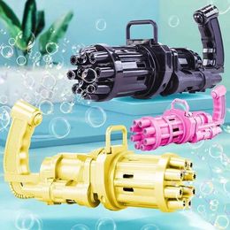 Gatling Summer Gun Automatic Kids Soap Water Bubble Hine Electric for Children Gift Toys Fy4627 0426