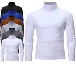 Men039s TShirts Mens Autumn Winter Warm T Shirt Thermal Turtle Neck Skivvy Turtleneck Sweaters Stretch Tee TopsMen039s4252894