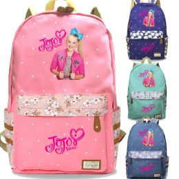 Backpacks Casual Jojo Siwa Students Boys Girls Back to School Gift Backpack Men Women Laptop Bags Fashion New High Quality Travel Backpack