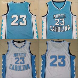 Michael College Basketball Jersey North Carolina Tar Heels 23 Blue White Jerseys Ed s