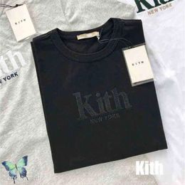 2024 New T Shirt Kith T Shirt Embroidery Kith Tshirt Oversize Men Women High Quality Casual Summer Tops Tees Kite 101