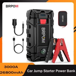 Car Jump Starter Battery Power Bank 26800mAh for Car Starter Portable Emergency Booster 12V Starting Device