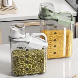 Storage Bottles Kitchen Airtight Canister Large Flour Coffee Bean Cereal Cookie