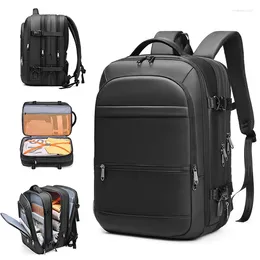 Backpack Men's Multifunction USB Laptop Business School Bag Waterproof Expandable Large Capacity For Male Female Women