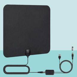 Indoor Digital TV Antenna HDTV Antena Radius Aerial Surf Fox DVBT2 DVBT ATSC ISDB Interior Antennas Amplifier9031733