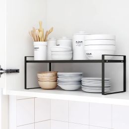 Organisation Kitchen Cabinet Plates Dishes Storage Shelf Stainless Steel Over Sink Dish Drying Rack Bowl Tableware Drainer Holder Organiser