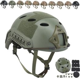 Tactical Helmet Fast PJ Type Airsoft Paintball Shooting Wargame Helmets Military Army Combat Head Protective Gear