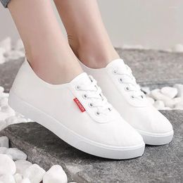 Casual Shoes Cresfimix Sapatos Femininas Women Cute Round Toe Light Weight Anti Skid White Canvas Student School Lady Black A916