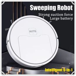 4in1 Automatic Intelligent Sweeping Robot Mopping Vacuuming Strong Cleaning Air Purification Spray Humidification Floor Mop 240407