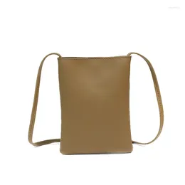 Shoulder Bags Spring And Summer 2024 One-Shoulder Messenger Bag Fashion Polyurethane Leather Casual Small Capacity Phone