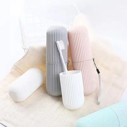 new Travel Portable Toothbrush Toothpaste Holder Storage Case Box Organiser Household Storage Cup Outdoor Holder Bathroom Toiletries for for
