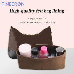 Cases Felt Cloth Insert Bag Organizer TINBERON Makeup Purse Organizers Bag Liner Fits for Brand Women's Handbags Travel Cosmetic Bags