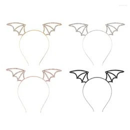 Party Supplies Carnivals Woman Hairband Decor Bat Wing Shape Headbands Animes Character Hair Hoop For Adult Teens Wholesale