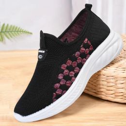 Casual Shoes Women 2024 Comfort Lightweight For Mesh Breathable Sneakers Fashion Flats Zapatos De Mujer