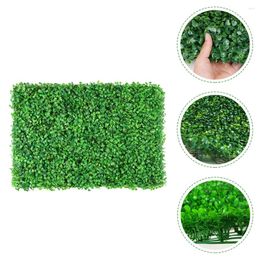 Decorative Flowers Artificial Plant Wall Wedding Decoration Green Natural Effect Cakes Balcony Turf