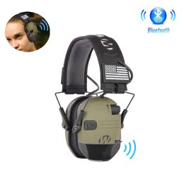 Accessories New 5.1 Bluetooth Antinoise Shooting Headset Electronic Shooting Earmuffs Hunting Tactical Headset Hearing Protection Earmuffs
