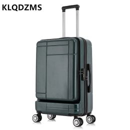 Luggage KLQDZMS 20/24 Inch Portable Suitcase CarryOn Luggage Stylish Wheeled Trolley Bag Suitable for Business Travel