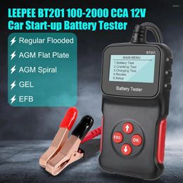 Car Battery Tester Test Cranking Charging Circut Diagnostic Tool BT201 100-2000CCA Analyzer Automotive Accessories Universal