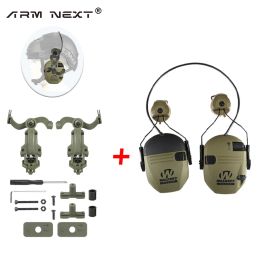 Accessories ARM NEXT Tactical Headset Military Hunting Shooting Noise Cancelling Headphones for FAST Helmet Wendy MLOK ARC Headset