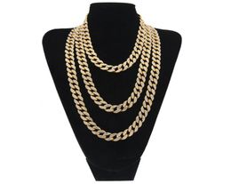 15MM Miami iced out Cuban Link necklaces For Mens Long Thick Heavy Big Hip Hop Women Gold Silver Chains Rapper Jewellery Dropshippin8852908