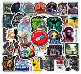 50pcs Not Repeated Retro Notebook Stickers Skull Decals Decoration For Skateboard Helmet Motorcycle SCooter Gifts Kids Phone DIY W1837708