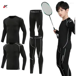 Running Sets Men's Sportswear Compression Suits Training Clothing Jogging Sports Thermal Underwear Workout Tights 3301 3302