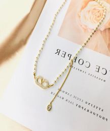 Fashion Womens Necklace Choker Chain 18K Gold Plated Stainless Stee lmitation Pearl Necklaces Pendant Wedding Jewellery Accessories 1933298