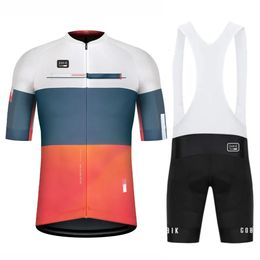 Land Cluster Bicycle Pro Team Short Sleeve Maillot Ciclismo Mens Cycling Jersey Summer Breathable Clothing Sets 240410