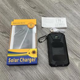 Carpets Outdoor Dark Tough Guy Style! 15000mAh Power Bank With Solar Powered Charging