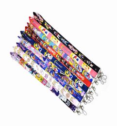 10pcs Cartoon Anime Lanyard Key Chain Neck Strap Key Camera ID Phone String Pendant Party Gift Accessories Small Whole8882153