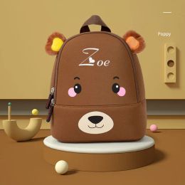 Backpacks Custom Personalised Backpack Animals Print Backpack with Reflective Strip for Kids Elementary School Bag Removable Chest Strap