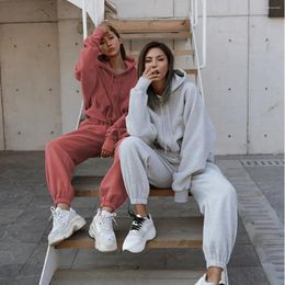 Women's Two Piece Pants Womens Pant Sets 2024 Autumn And Winter Casual Sweater Coat Sports Suit Women