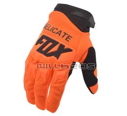 Delicate Fox 360 MX Race Gloves Enduro MTB DH Motocross Moutain Bike Orange8730959