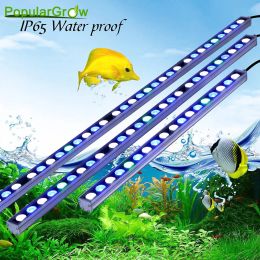 Aquariums Populargrow 54W/81W/108W Led aquarium Strip Light in High Power Aquarium Led Lighting beautiful Your Coral Reef Fish Tank Lamp