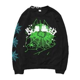 Mens Spider Hoodie Young Thug Pink 555555 Men Women Designer Fog Hoodie Hot Spider Net Sweatshirt Spider Web Graphic Sweater Sweatshirts Pullovers VMID