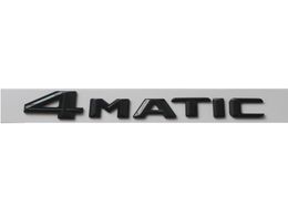 Gloss Black 4 MATIC Letters Trunk Emblem Badge Sticker for Mercedes Benz 4MATIC9601271
