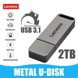 Adapter Lenovo USB 3.1 2TB Flash Drives High Speed Pen Drive 1TB 512GB USB Stick Pendrive Typec Portable Flash Disc For Android PC/Car