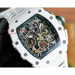 For Automatic Designer Superclone Watch Zy Mechanical Rubber Watch Business Rm11 Carbon Fibre Rm11-03Wristwatch Skeleto Watches Top Mens Fly-Back Zy 920