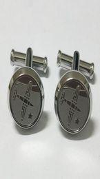 Fashion business Stainless steel cufflinks in Aeroplane pattern cuff links for men boy friend gift NO with box7887555