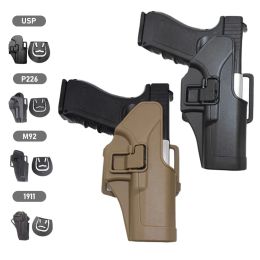 Accessories Tactical Gun Pistol Holster for Glock 17 19 Beretta M92 Colt 1911 Sig P226 Usp Airsoft Belt Holster General Hunting Pistol Case