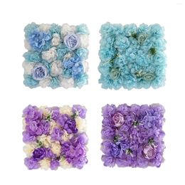 Decorative Flowers DIY Arch Flower Row Artificial Wall Panel Wedding Road Cited For Celebration Party Backyard Event Baby Shower