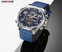 WEIDE Sports Quartz Wristwatches Analogue Digital Relogio masculino Brand Reloj Hombre Army Quartz Military Watch clock mens clock6679921