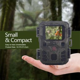 Cameras Motion Activated Night Vision Trail Camera 0.3S Trigger Speed Waterproof Wildlife Hunting Camcorder 24MP Images 1080P HD Video