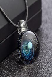 ball, cosmic Pendant Necklace, chain chain, , the same type of Glass pendant, Star ball.1349704