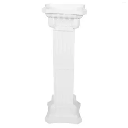 Decorative Flowers Roman Column Road Pillar Guiding Adornment Vintage Candlestick Holders