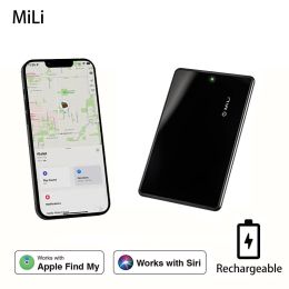 Wallets MiLi Smart Tracking Anti Loss Device Wireless Charge Wallet Elderly Kids Car GPS Tracker Locator Finder for Apple Find My APP