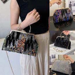 Bags Luxury Fashion Sequined Evening Clutch Bags Women Chain Handbags Female Shoulder Messenger bag Glitter Clutch Purse Party bag